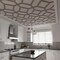 Ekena Millwork 33W x 33H x 38T Small Cameron Decorative Fretwork Wood Ceiling Panels, Walnut CELW33X33X0375CAMWA - alternate 5
